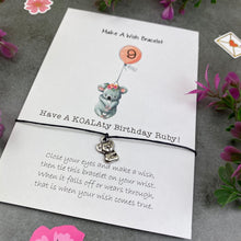 Load image into Gallery viewer, Have A Koalaty Birthday Wish Bracelet-7-The Persnickety Co
