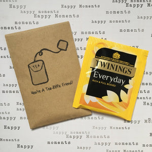 You're A Tea-Riffic Friend Mini Kraft Envelope with Tea Bag-3-The Persnickety Co