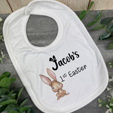 Load image into Gallery viewer, Cute Bunny 1st Easter Bib and Vest-The Persnickety Co
