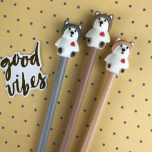 Load image into Gallery viewer, Cute Husky Gel Pen-4-The Persnickety Co
