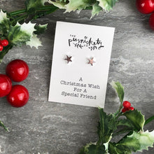 Load image into Gallery viewer, A Christmas Wish For A Special Friend - Star Earrings-6-The Persnickety Co
