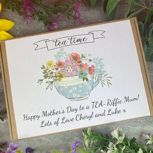 Personalised Mother's Day Tea and Biscuit Box