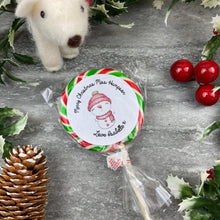Load image into Gallery viewer, Merry Christmas - Personalised Cute Snowman Lollipop

