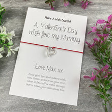 Load image into Gallery viewer, A Valentine&#39;s Wish For My Mummy - Wish Bracelet-6-The Persnickety Co
