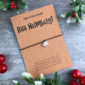 Baa Humbug Wish Bracelet-4-The Persnickety Co