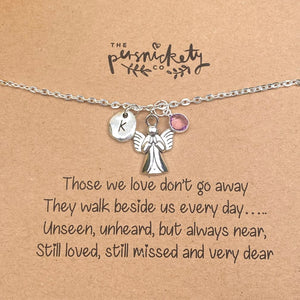 Guardian Angel 'Those We Love Don't Go Away' Charm Necklace