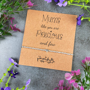 Mums Like You Are Precious And Few Beaded Bracelet-9-The Persnickety Co