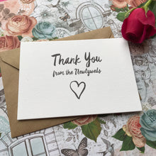 Load image into Gallery viewer, Thank You Wedding Card-7-The Persnickety Co
