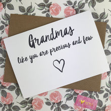 Load image into Gallery viewer, Mother&#39;s Day Card Grandmas Like You Are Precious And Few-7-The Persnickety Co
