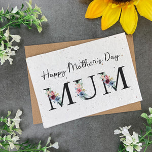 Mum Mother's Day Plantable Card-The Persnickety Co