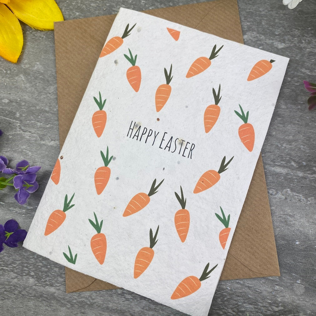 Easter Carrot Plantable Seeded Card-The Persnickety Co