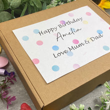 Load image into Gallery viewer, Happy Birthday Personalised Sweet Box-7-The Persnickety Co
