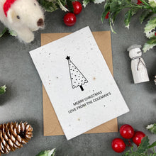 Load image into Gallery viewer, Christmas Tree Plantable Seed Card-The Persnickety Co
