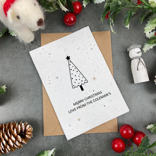 Christmas Tree Plantable Seed Card-The Persnickety Co