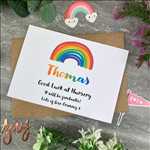 Load image into Gallery viewer, Good Luck At Nursery Rainbow Card-6-The Persnickety Co
