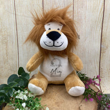 Load image into Gallery viewer, Personalised &#39;Happy Birthday&#39; Lion Soft Toy
