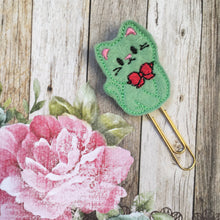 Load image into Gallery viewer, Felt Cat Paper Clip-3-The Persnickety Co
