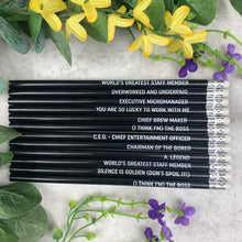 Load image into Gallery viewer, Workplace Funny Quote Pencils
