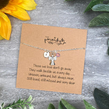 Load image into Gallery viewer, Guardian Angel &#39;Those We Love Don&#39;t Go Away&#39; Charm Necklace-The Persnickety Co
