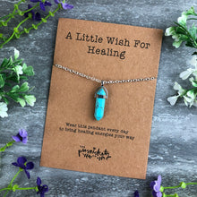 Load image into Gallery viewer, Crystal Necklace - A Little Wish For Healing-5-The Persnickety Co
