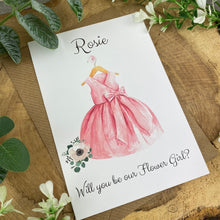 Load image into Gallery viewer, Will You Be Our Flower Girl Wedding Card-The Persnickety Co
