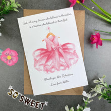 Load image into Gallery viewer, Dance Teacher Thank You Card-4-The Persnickety Co
