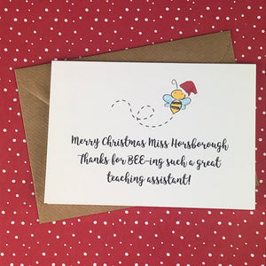 Merry Christmas Teacher Card-4-The Persnickety Co