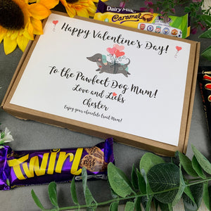 Personalised Dog Mum Valentine's Day Chocolate Box
