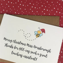 Load image into Gallery viewer, Merry Christmas Teacher Card-7-The Persnickety Co
