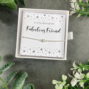 Fabulous Friend Star Necklace And Bracelet