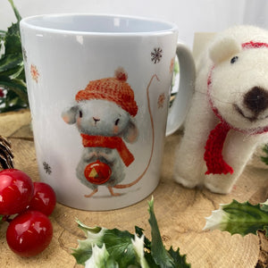 Personalised Christmouse Mug-3-The Persnickety Co