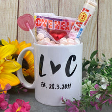 Load image into Gallery viewer, Personalised Couples Initial Mug
