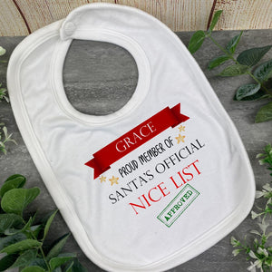 Nice List Christmas Bib and Vest