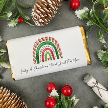 Load image into Gallery viewer, Christmas Chocolate Bar - Merry Christmas Rainbow-The Persnickety Co
