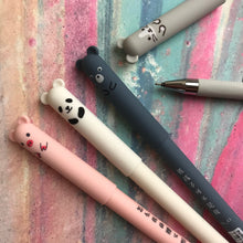 Load image into Gallery viewer, Cute Big Ear Animal Gel Pen - Pig/Panda/Bear/Mouse-9-The Persnickety Co
