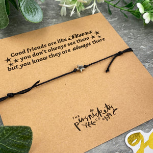 Star Anklet - Good Friends Are Like Stars