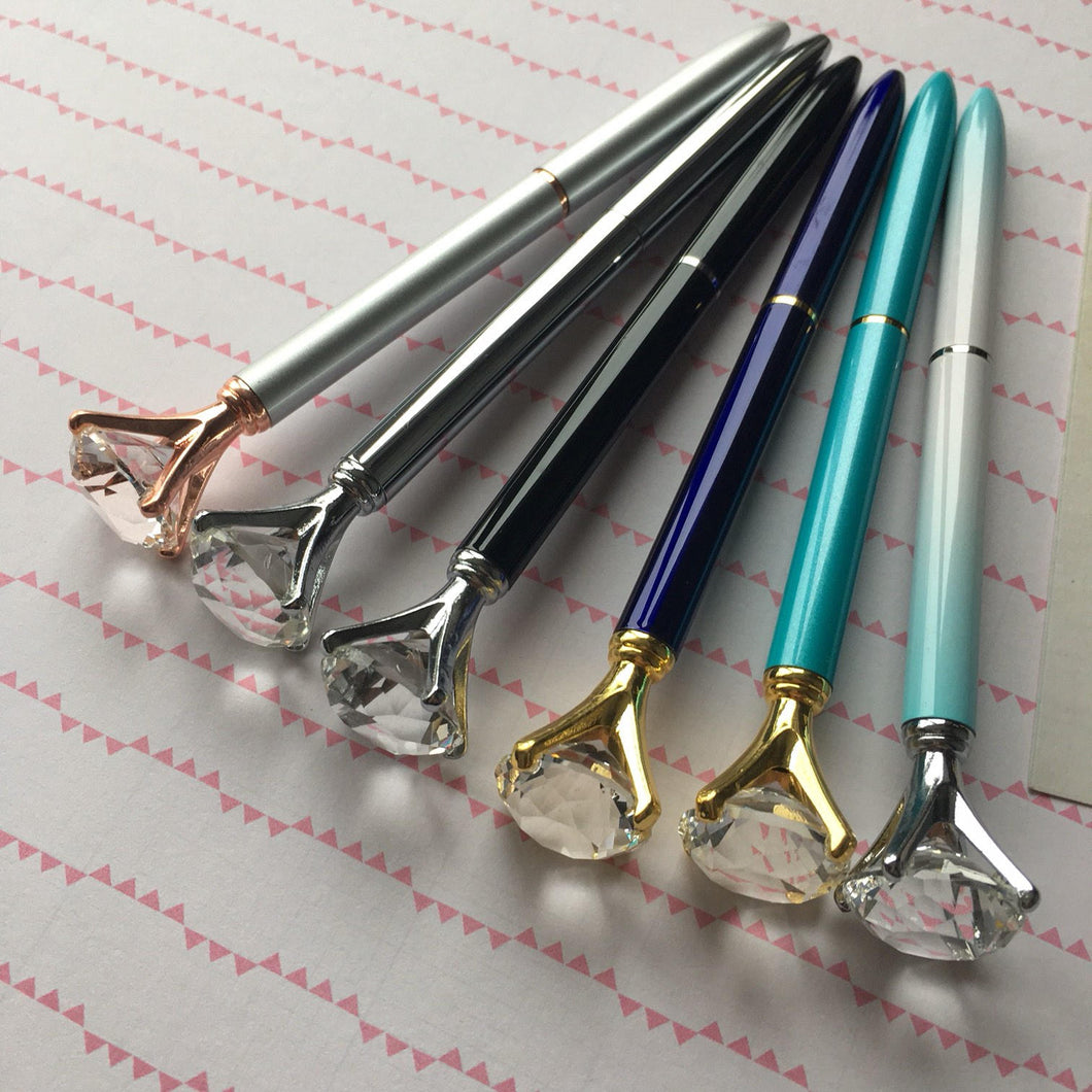 Cute Diamond 'Rock' Ballpoint Pen-The Persnickety Co