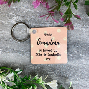 This Grandma Is Loved By Photo Keyring