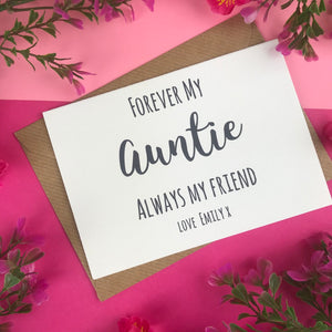 Forever My Auntie Always My Friend Card-3-The Persnickety Co
