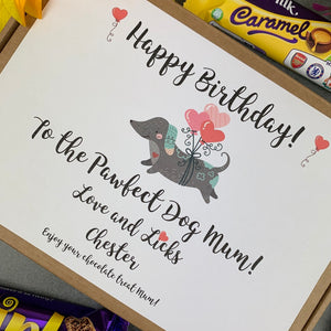 Personalised Dog Mum Birthday Chocolate Box