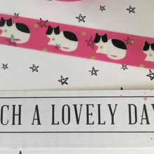 Load image into Gallery viewer, Bright Pink Cat Washi Tape-4-The Persnickety Co
