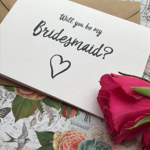Load image into Gallery viewer, Will You Be My Bridesmaid Card-7-The Persnickety Co

