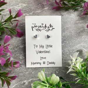 To My Little Valentine Earrings-2-The Persnickety Co