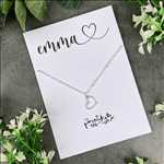 Load image into Gallery viewer, Dainty Heart Necklace - Personalized Name
