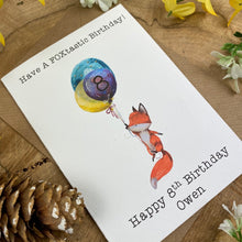 Load image into Gallery viewer, FOXtastic Birthday Card-3-The Persnickety Co
