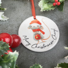 Load image into Gallery viewer, Personalised Christmouse Hanging Decoration-6-The Persnickety Co
