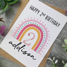 Load image into Gallery viewer, Rainbow Birthday Card-The Persnickety Co
