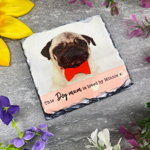 £5.00 Special Offer! Dog Mum Slate Coaster