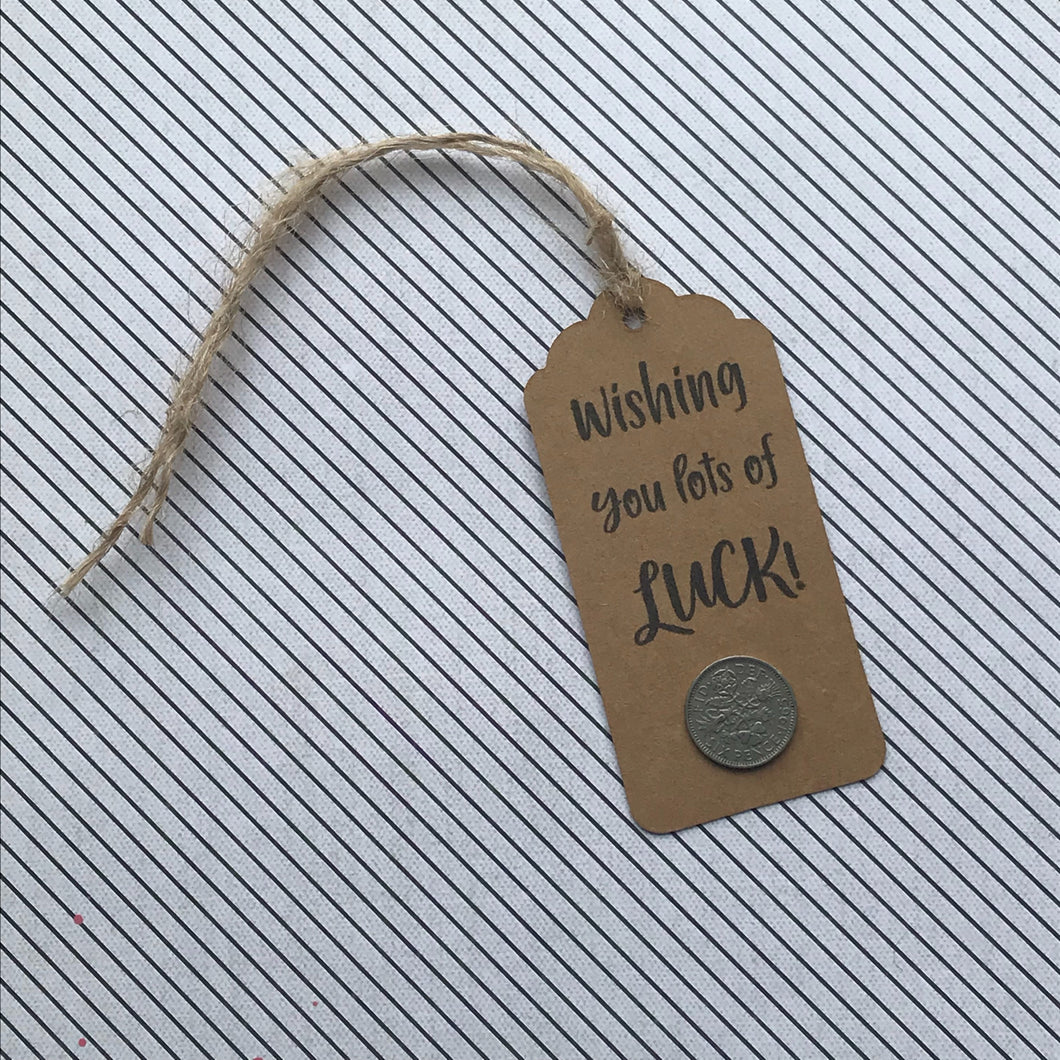 I Wish You Lots of Luck Gift Tag-The Persnickety Co
