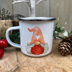 Personalised Enamel Gnome Mug-4-The Persnickety Co